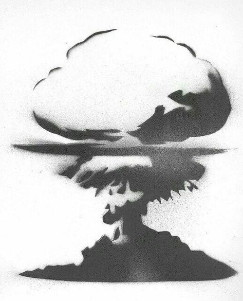 Arte Jazz, Mushroom Cloud, Cloud Stencil, Cloud Tattoo, Graphic Design Images, Graffiti Style Art, Cloud Drawing, Desenho Tattoo, Stencil Art