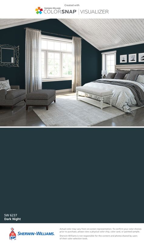 Living Colors, Gray Walls, Bedroom Paint Colors, Bedroom Paint, Blue Bedroom, Remodel Bedroom, Paint Colors For Home, Room Paint, Bedroom Colors