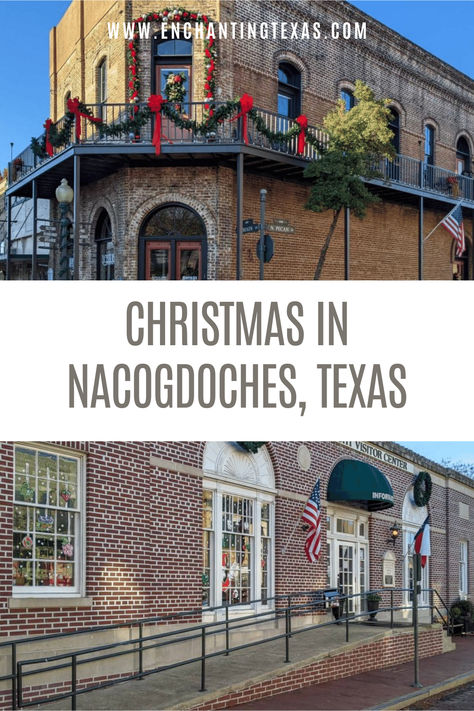 Discover things to do in Nacogdohes for Christmas | Christmas in Nacogdoches, Texas | Christmas festivals and events in Nacgdoches TX | Christmas things to do in Nacogdoches TX | Christmas town in Texas | best places to visit for Christmas in Texas | Texas Christmas towns | Texas Christmas trips Places To Visit For Christmas, Christmas In Texas, Things To Do For Christmas, Christmas Trips, Nacogdoches Texas, Christmas Towns, Christmas Things To Do, Texas Destinations, Christmas Getaways