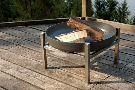 Steel Crate Fire Pit