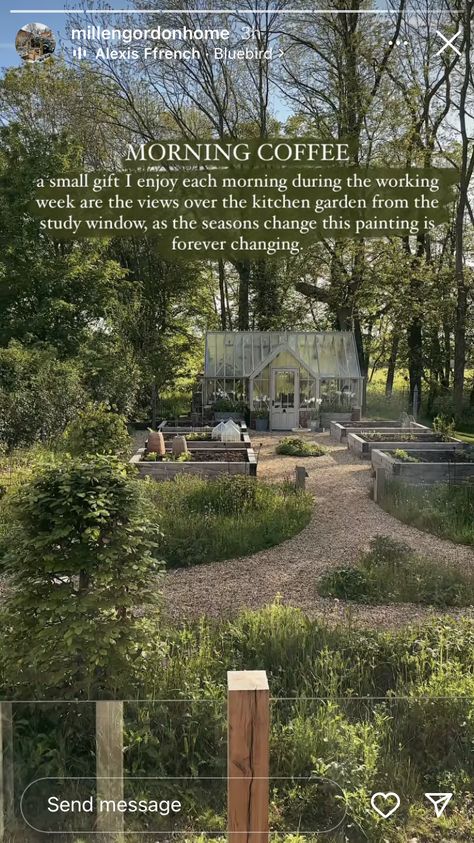 Lydia Millen, Potager Garden, Garden Greenhouse, Vegetable Garden Design, Garden Layout, Veggie Garden, Farm Gardens, Country Gardening, Kitchen Garden