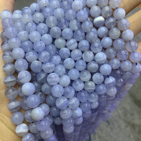 Excited to share the latest addition to my #etsy shop: Natural Blue Lace Agate Beads 6mm 8mm Gemstone Round Blue Beads Lace Agate Bead 15.5 Inch Strand AAA https://etsy.me/40FRycf #blue #christmas #round #white #beads #gemstoneroundbeads #6mm8mmbeads #bluelaceagatebead Bead Aesthetic, Bead Sizes, Blue Lace Agate, Blue Agate, Lace Agate, Agate Beads, Agate Stone, Bead Strand, Beaded Lace