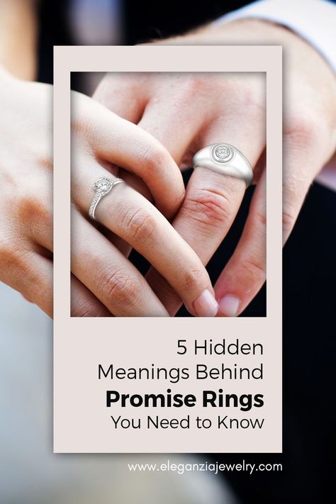 Promise rings are often given and worn by couples, but have you ever wondered what is the meaning behind these commitment rings? Learn more about the symbolism of promise rings with Eleganzia Jewelry today. What Does A Promise Ring Mean, What Is A Promise Ring, Rings Meaning, Boyfriend Promise Ring, Relationship Rings, Couple Rings Silver, Matching Couple Rings, Commitment Rings, Silver Collection