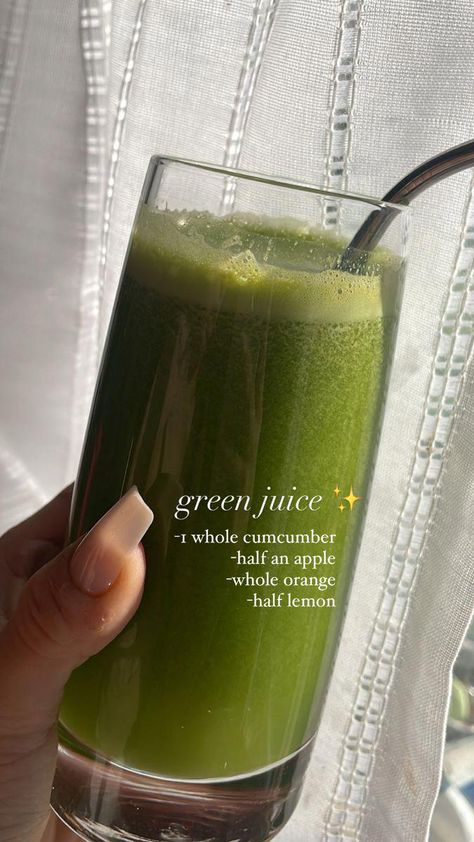 Healthy Juicer Recipes, Healthy Juice Drinks, Smoothie Drink Recipes, Healthy Food Inspiration, Food Motivation, Healthy Drinks Smoothies, Easy Healthy Meal Prep, Makanan Diet, Healthy Food Dishes