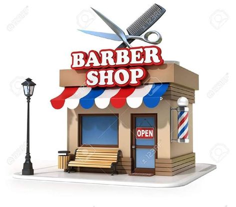 Barbershop Illustration, Barber Illustration, Shop Clipart, Shopping Clipart, Service Management, Community Helper, Car Washing, Photography Websites, Natural Design