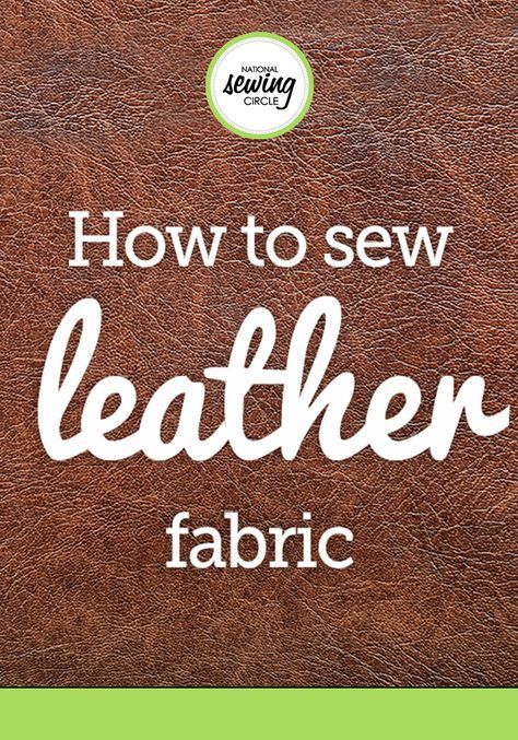 Sewing Faux Leather Fabric, Tips For Sewing, Diy Leather Projects, Sewing Circles, Leather Craft Projects, Leather Sewing, Top Sewing, Leather Repair, Leather Crafting