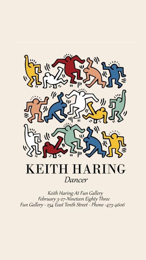 Keith Haring Art, Haring Art, Keith Haring, Creative Branding, Art Classes, Music Art, Dancer, Doodles, Art