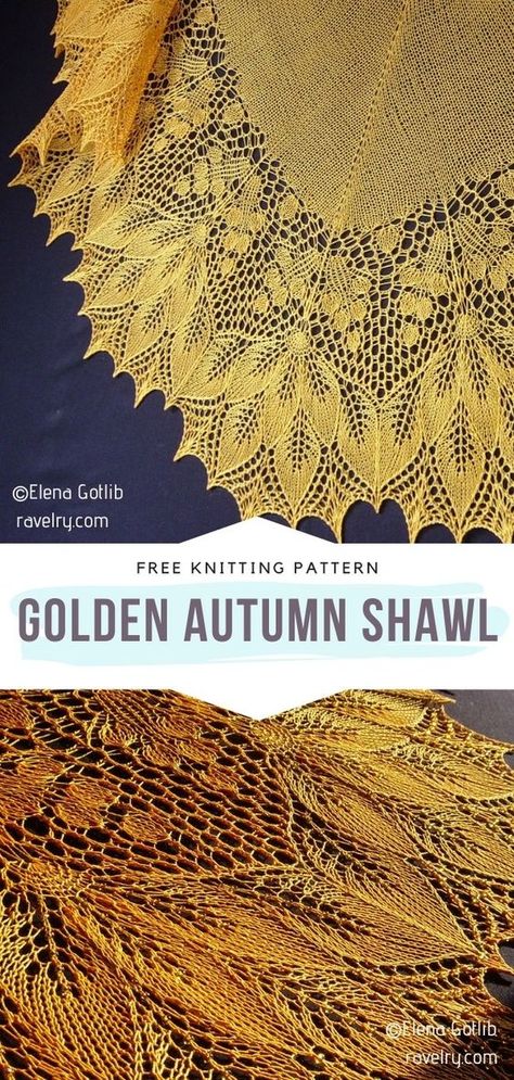 Russian Lace Knitting Patterns, Knitted Lace Patterns Free, Free Shawl Patterns Knitting, Super Fine Yarn Knitting Patterns, Knit Lace Pattern Free, Crochet Leaf Shawl, Lace Knit Pattern, Beautiful Knitting Patterns Free, Beautiful Knitting Patterns