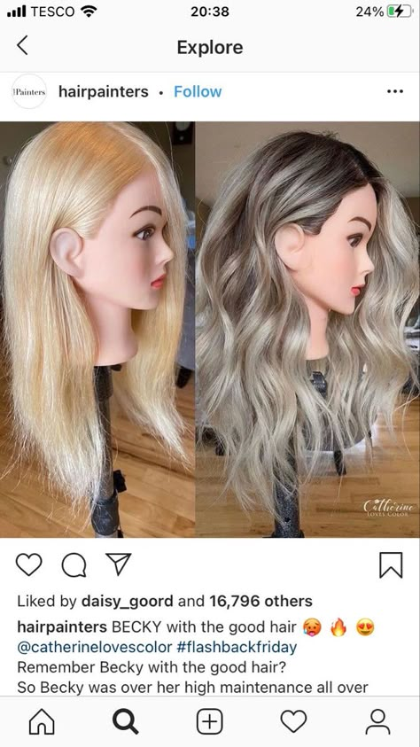 Balayage Grey, Fine Hair Styles, Ashy Blonde Hair, Grey Blonde Hair, Short Hair Cut, Grey Blonde, Ash Hair Color, Cool Blonde Hair, Extreme Hair