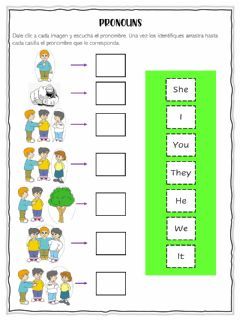 Subjects Pronouns Language: English Grade/level: grade 3 grade 4 School subject: English as a Second Language (ESL) Main content: Subject pronouns Other contents: Pronouns Worksheet 1st Grade, Personal Pronouns Worksheet For Grade 1, Subjective Pronouns Worksheet, Personal Pronouns Worksheets Grade 3, Prounons Worksheet, English Pronouns Worksheet, Teaching Pronouns Activities, Subject Pronoun Worksheet, English Grade 4 Activities