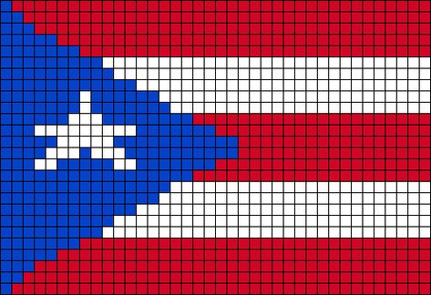 Alpha pattern #8181 | BraceletBook Crochet Puerto Rican Flag Pattern, Taino Symbols, Congo Flag, Guyana Flag, Cuban Flag, Cuba Flag, Cool Friendship Bracelets, Africa Flag, Flag Pride