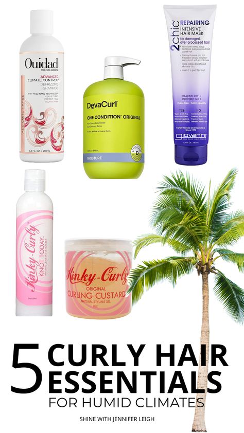 Curly Hair Essentials for Humid Climates Hair Care Korean, Hair Humidity, Curly Hair With Layers, Curly Hair Essentials, Hair Products Curly, Curly Styling, Humidity Hair, The Curly Girl Method, Hair Dryer Diffuser