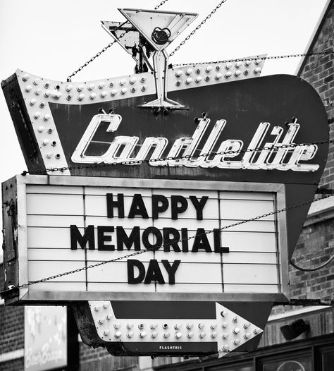 Retro Bar sign - Vintage Happy Memorial Day Black and White - LOVE this! Gas Corner Fireplace, Become A Photographer, Retro Bar, Vintage Neon Signs, Vintage Neon, Black And White Love, Corner Fireplace, Happy Memorial Day, Bar Sign