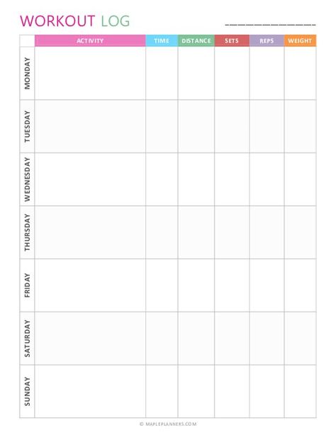 Free Printable Workout and Fitness Log Weekly Workout Planner Template, Exercise Log Printable Free, Free Printable Workout Log, Weekly Workout Tracker, Excersise Planner Free Printable, Workout Plan Template Free Printable, Gym Tracker Free Printable, Workout Log Printable Free, Exercise Chart Printable