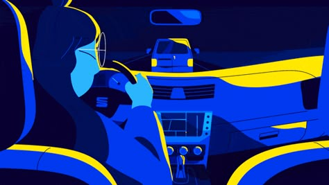 Driving Animation, Uber Illustration, Human Animation, Motion Design Trends, Motion Design Inspiration, Frame Composition, Motion Graphics Logo, 3d Film, Cartoon Characters As Humans