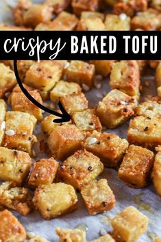 Bake Tofu, Crispy Baked Tofu, Noodles Salad, Tofu Recipes Healthy, Tofu Recipes Easy, Tofu Vegan, Healthy Asian Recipes, Tofu Recipes Vegan, Asian Recipe