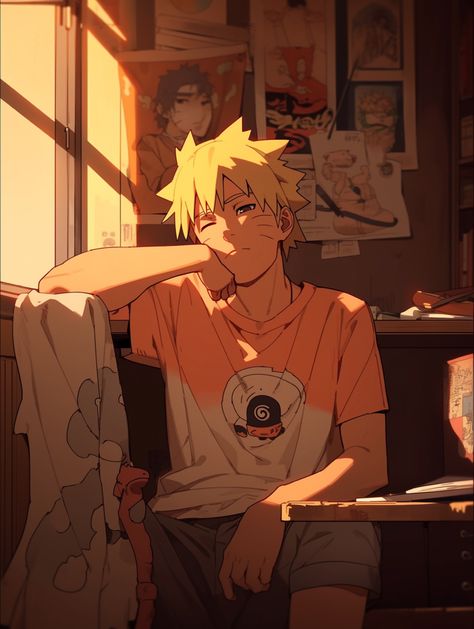 Naruto, Bed, Anime