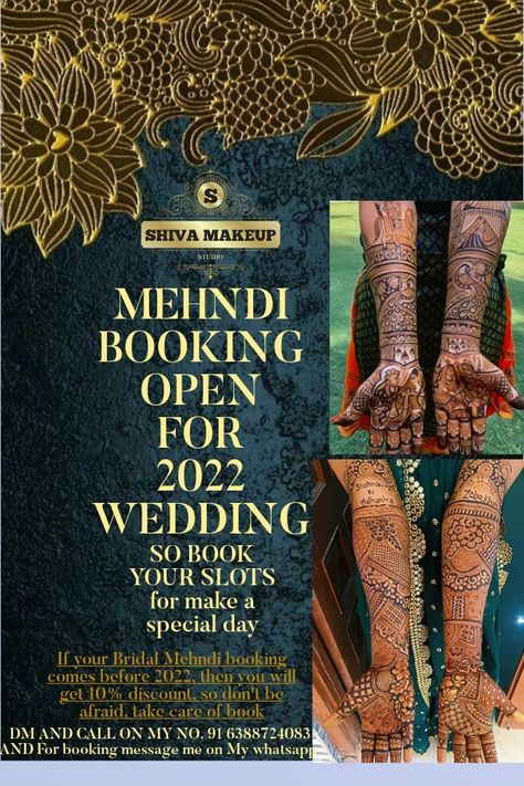 Mehendi Banner Design, Mehndi Banner Design, Mehndi Background, Shiva Mehndi, Mehendi Course, Makeup Artist Quotes, Beautiful Simple Mehndi Design, Mehandhi Designs, Butterfly Birthday Cakes