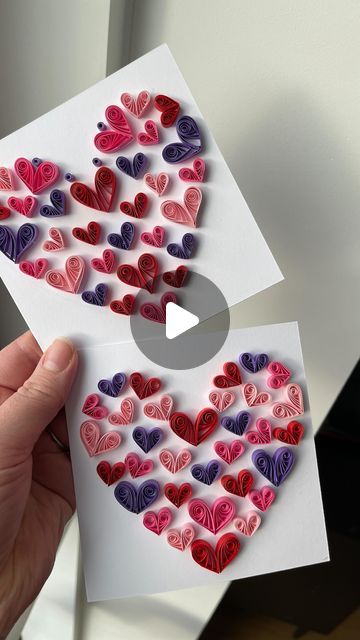 Didi on Instagram: "Are you ready for Valentines Day? I personally don’t really celebrate it but I do love making Valentines Cards! Do you have any plans? . #valentines #valentinesgift #handmadecard #quilling #quillingcard" Making Valentines, Paper Quilling Designs, Quilling Designs, Are You Ready?, Paper Quilling, Do Love, Valentines Cards, Cards Handmade, Valentines Day