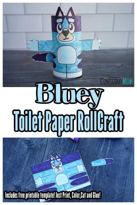 Bluey Activities For Preschool, Bluey Crafts For Preschool, Bluey School Activities, Bluey Arts And Crafts For Kids, Bluey Arts And Craft, Bluey Activities For Kids, Bluey Paper Crafts, Bluey Crafts For Toddlers, Blue Crafts Preschool