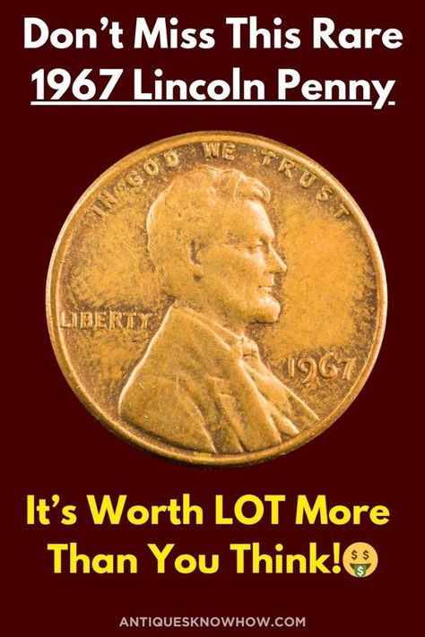 Don't miss out on spotting the rare 1967 Lincoln penny that could be worth a lot in your collection! Look for key features such as no mint mark, high-grade condition, and unique errors that hike your 1967 penny value instantly! #LincolnPenny #RareCoins #CoinCollecting #Valuable pennies Cheap Home Renovations, Dollar Coin Value, Penny Value Chart, Old Coins Price, Old Pennies Worth Money, Pennies Worth Money, Silver Penny, Sell Old Coins, Old Coins Value