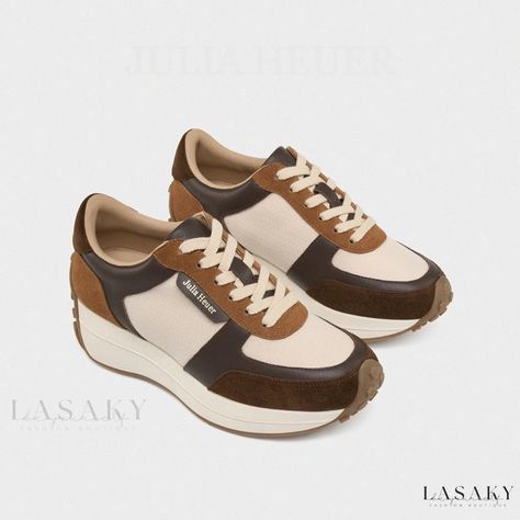 Lasaky - Stylish Women's Casual Sneakers by Julia Hell - Chunky Sole & New