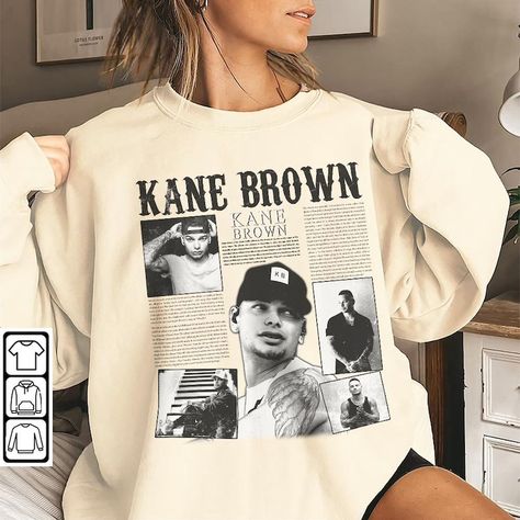 Bailey Zimmerman, 2024 Aesthetic, Kane Brown, Diy Shirts, Brown Hoodie, Brown Shirt, Brown Tshirt, Brown Wallpaper, Diy Shirt