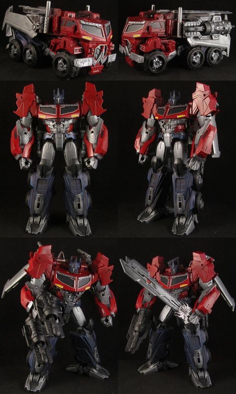 Beast Hunter Optimus Prime custom figure. This is flawless. #SonGokuKakarot Custom Transformers Toys, Optimus Prime Toy, Transformers Poster, Transformers Custom, Optimus Prime Art, Optimus Prime Wallpaper Transformers, Optimus Prime Wallpaper, Arcee Transformers, Transformers Animated