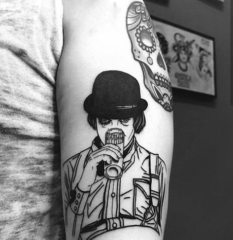 Clockwork Orange Tattoo, Orange Tattoo, A Clockwork Orange, Clockwork Orange, Tattoos, Orange, Art