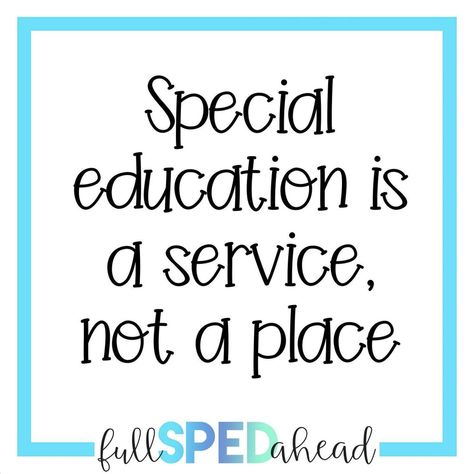 Years ago, I was talking with some of my community members in the Master IEP Coach mentorship and this phrase totally stood out to me. “Special education is a service, not a place” 🤯🤯🤯🤯 But wait, my classroom is a place. And that’s where my students are. They all get special education services... 🤔 My mind went spiraling. 🤪 Just because a student is in my “classroom” or not, I will still continue to service them in general education, in lunch, in PE, at home.... where ever they are, I wil... Effective Classroom Management, Classroom Management Techniques, Positive Learning, My Community, Engaging Lessons, Teaching Methods, My Classroom, Behavior Management, Teacher Hacks