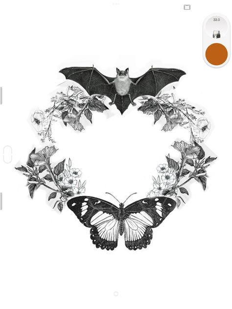 Butterfly Bat, Butterfly Halloween, Bat Flower, Medusa Tattoo Design, Bat Tattoo, Full Back Tattoos, Moth Tattoo, Spooky Tattoos, Medusa Tattoo