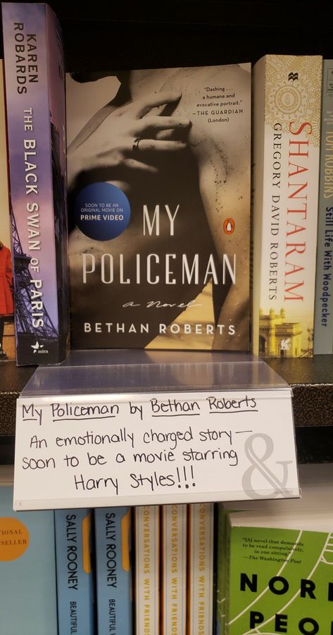 My Policeman Book Aesthetic, Working At Barnes And Noble, My Policeman Museum, My Policeman Polaroid Poster, My Policeman Book Cover, My Policeman Book, Barnes And Noble Classics Collectible, Still Life With Woodpecker, My Policeman