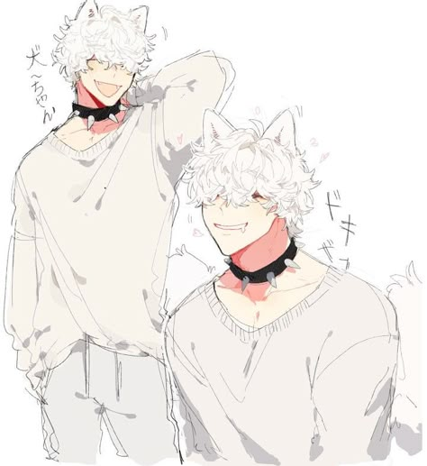 Pet Anime, Wolf Hybrid, Hybrid Art, Anime Male, Comic Layout, Roleplay Characters, Boy Drawing, Character Design Male