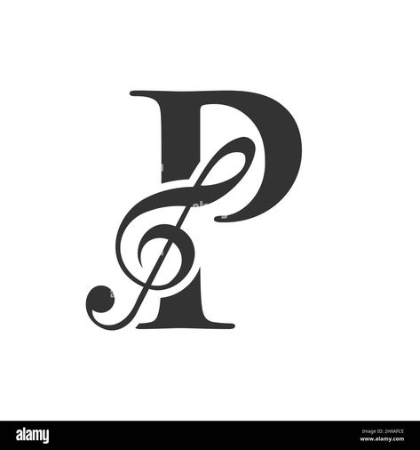 Letter Music Note Tattoo, Music Note Letters, Music Logo Design Symbols, Logo Musik, Choir Logo, Music Notes Letters, Orchestra Logo, Music Note Logo, Portfolio Reference