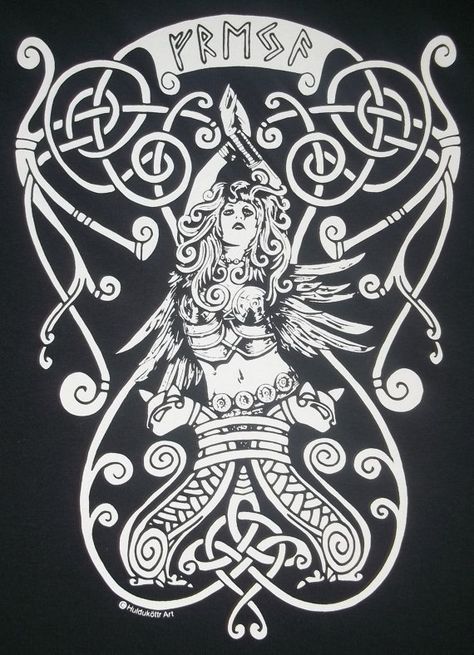 Freyja Tattoo, Norse Tattoos, Arte Viking, Freya Goddess, Norse Paganism, Norse Art, Black And Grey Tattoo, Norse Gods, Norse Goddess