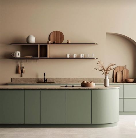 Earthy Kitchen, Divider Ideas, Sage Green Kitchen, Bread Homemade, Kitchen Cabinet Colors, Kitchen Room Design, Amazing Images, Kitchen Inspiration Design, Homemade Christmas Gifts