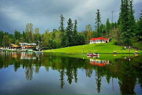 Eye-catching beauty of Banjosa Lake, Kashmir Pakistan, Azad Kashmir, Pakistan Zindabad, South Asia, Beautiful Views, Beautiful Nature, Love It, Golf Courses, Pakistan