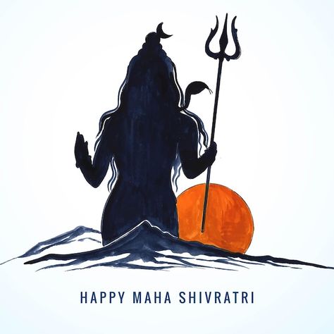 Maha Shivratri, Card Background, Hand Draw, Indian Festivals, Vector Hand, Office Work, Lord Shiva, Shiva, Diwali