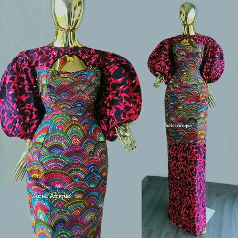 Pencil Gowns, Pencil Gown Styles, Pencil Gown, Cloth Ideas, African Fabric Dress, Dress Sewing Tutorials, African Styles, Ankara Gown, Ankara Fashion