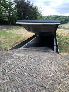 Underground Home, Doomsday Bunker, Bunker Home, Earth Sheltered Homes, Underground Shelter, Underground Garage, Underground Parking, Underground Bunker, Earth Sheltered