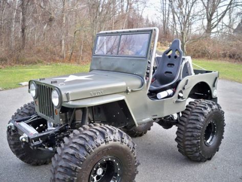 1946 Willys CJ-2A Off Road Jeep, Army Jeep, Super Pictures, Jimny Suzuki, Cj Jeep, Badass Jeep, Vintage Jeep, Hors Route, Big Wheels