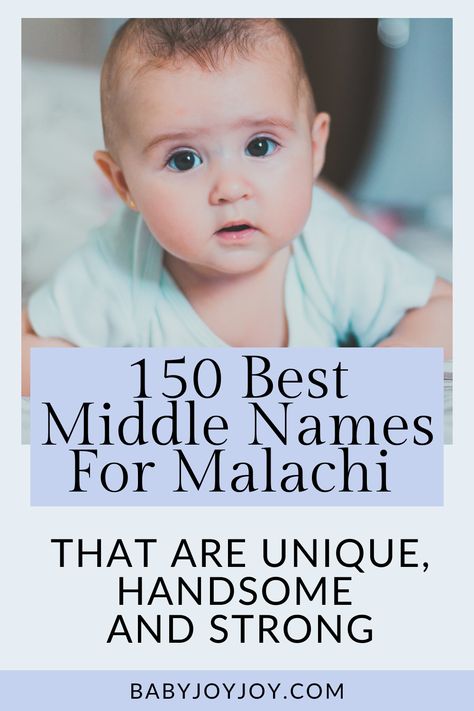 Dive into the strength of Malachi with the perfect middle name! 📖⚔️ If you're on the search for the best middle name to match this strong Biblical name, look no further. Explore our curated list of 150 middle names for Malachi, each carefully chosen to resonate with the power and significance of this timeless moniker. Whether you're drawn to names with a classic resonance or a more contemporary edge, we have options that will elevate Malachi to new heights! 💪✨ #BabyMiddleNames #BabyNames Malachi Meaning, German Names Girl, German Girl Names, German Boy Names, German Baby Girl Names, German Last Names, Sibling Names, German Baby Names, Cool Middle Names