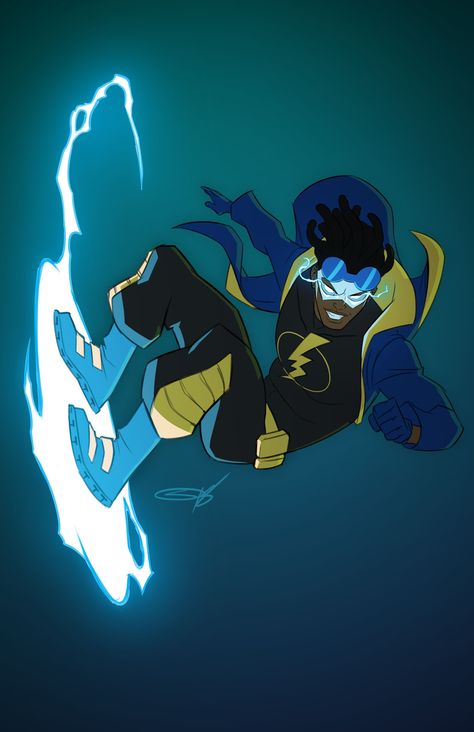 Static screenshots, images and pictures - Comic Vine Black Lightning Static Shock, Virgil Hawkins, Black Superheroes, Static Shock, Super Shock, Black Comics, Arte Dc Comics, Black Cartoon Characters, Dope Cartoon Art