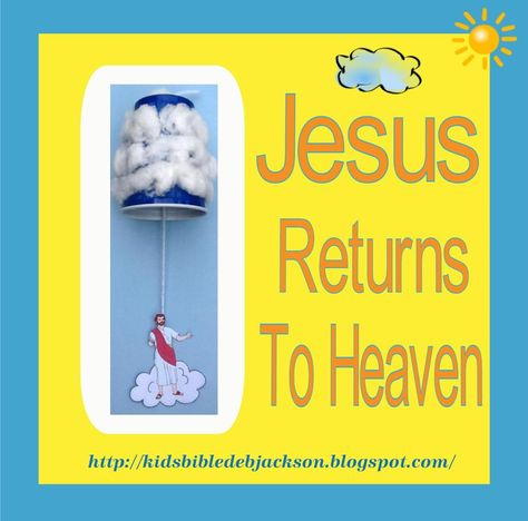 Jesus has Breakfast on the Shore & Returns to Heaven (Updated with different graphics) Toddler Bible, Sunday School Projects, Preschool Bible Lessons, The Life Of Jesus, Sabbath School, Bible Story Crafts, Preschool Bible, Bible Crafts For Kids, Sunday School Activities