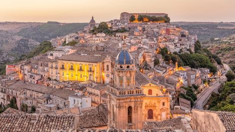 The second season of ‘The White Lotus’ is set in the picturesque Sicilian town, but it’s not the only spot on the island that’s worth visiting. Italian Islands, Sicily Travel, The White Lotus, Panoramic Photo, Winter Destinations, Sicily Italy, White Lotus, Before Sunrise, Cruise Port