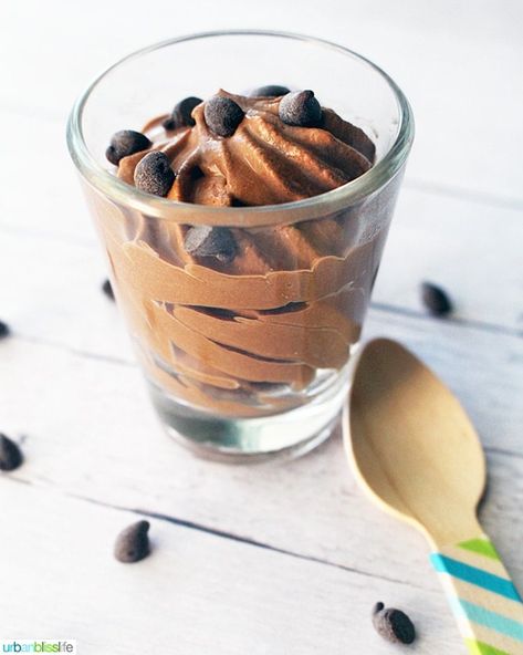 This mousse is creamy, fluffy, chocolate-y, and dairy-free and vegan! Dairy Free Chocolate Mousse, Dairy Free Deserts, Moose Recipes, Craving Chocolate, Dairy Free Recipes Dessert, Vegan Chocolate Mousse, Dairy Free Chocolate Chips, Chocolate Mousse Recipe, Chocolate Snacks