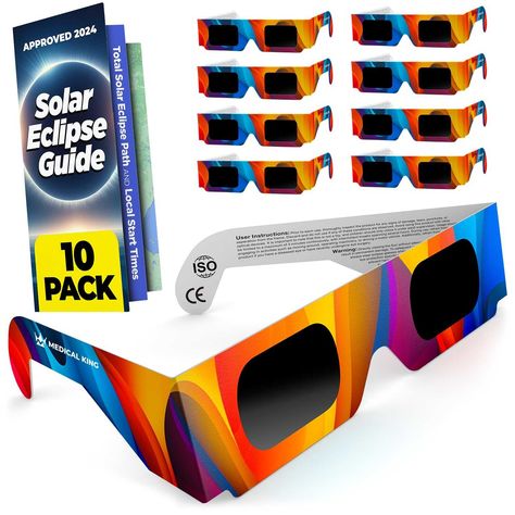 How to find reputable solar eclipse glasses you can use for the total eclipse in April Paper Glasses, Eclipse Glasses, Solar Eclipse Glasses, Sun View, Goggles Glasses, Solar Eclipses, Glasses Fit, Safety Goggles, Cool Glasses