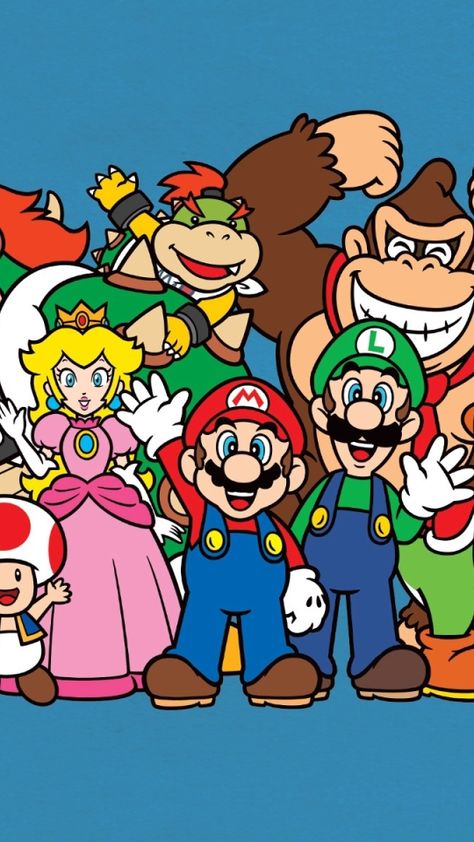 mario bros, luigi, yoshi (540x960) Resolution Wallpaper Nintendo Birthday, Game Mario Bros, Mario And Friends, Super Mario Bros Nintendo, Mario Y Luigi, Super Mario Bros Birthday Party, Mario Games, Mario Birthday, Super Mario World