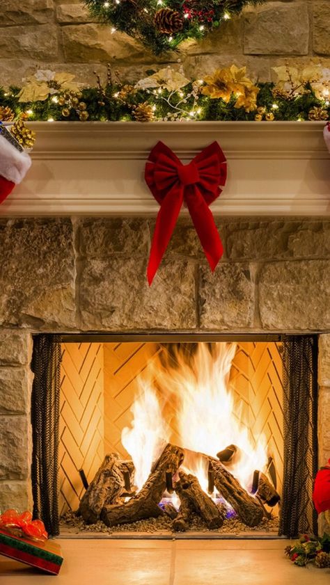 🔥 Christmas Fireplace Wallpaper, Fireplace Wallpaper, Fireplace Background, Christmas Tags Handmade, Wallpapers Cool, Awesome Backgrounds, Only Wallpaper, Socks Gift, Cool Wallpapers