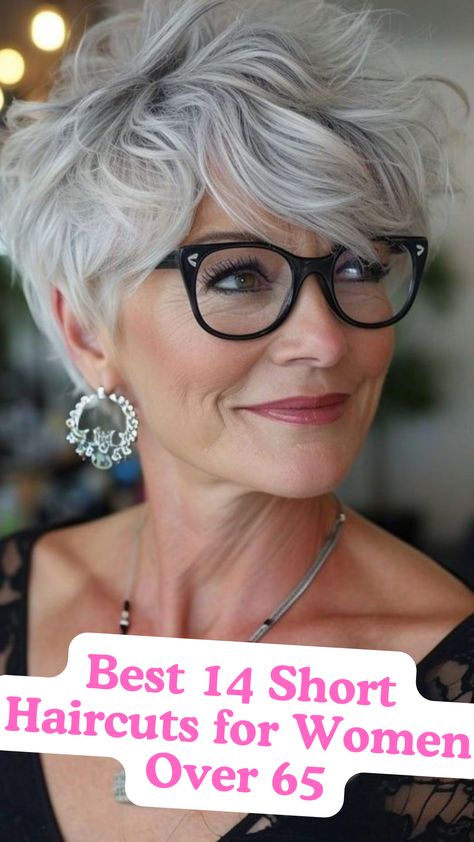 Best 14 Short Haircuts for Women Over 65 Short Hairstyles For Women Over 65, Modern Short Haircuts For Women, Senior Ladies Short Haircuts, Short Hairstyle Women 60s Style, Womens Short Hair Styles 2020, Women’s Short Haircuts, 70s Women’s Short Hair, Short Hair Uts For Women Over 50 With Glasses, Short Hair Cuts For Fine Hairfor Women Over 60